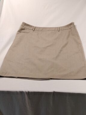 212 Collection Beige Mini Skirt Size 16